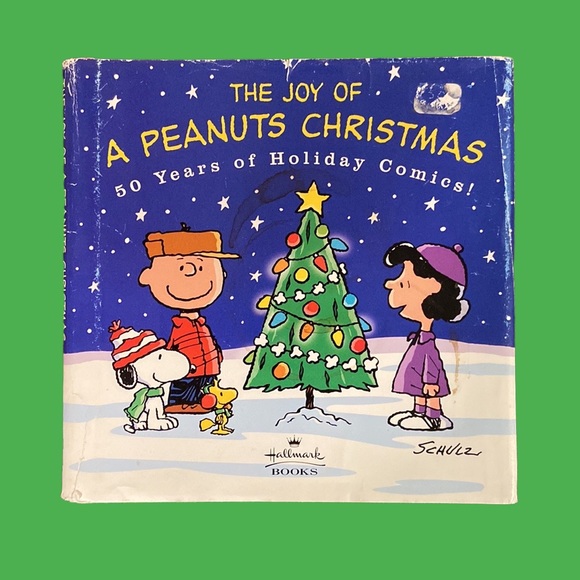 Vintage- The Joy of A Peanuts Christmas-50 Years of Comics- Hallmark c2000 - Picture 2 of 8